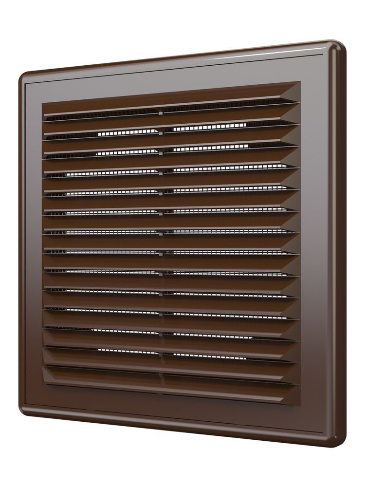  Решетка вентиляционная Р сетка разъемная 150х150 пластик Brown ERA 