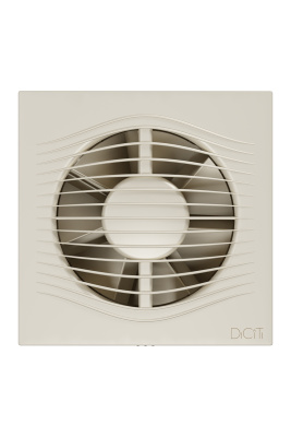 Вентилятор накладной SLIM D125 обр.клапан Ivory DICITI