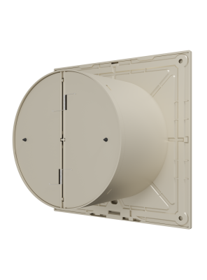 Вентилятор накладной SLIM D125 обр.клапан Ivory DICITI