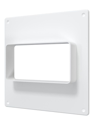 Площадка торцевая ПТП фланец 55х110 150х150 пластик ERA