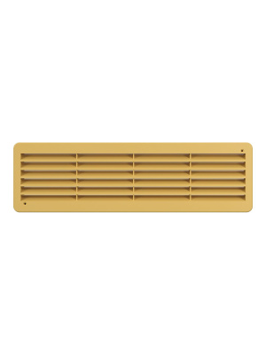Решетка вентиляционная ДП фланец 432х117 переточная 450х131 пластик Beige ERA
