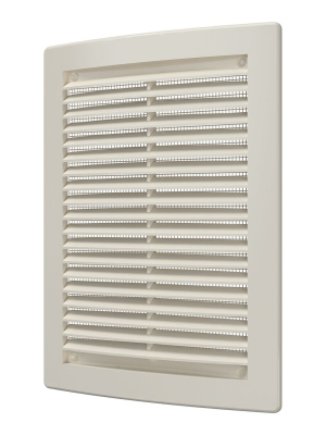 Решетка вентиляционная РЦ сетка 150х200 пластик Ivory ERA