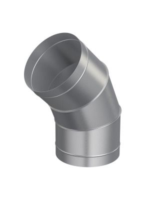 Отвод OTG D315 45° оцинк.сталь ERA PRO