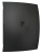 Вентилятор накладной BREEZE D125 обр.клапан Matt black DICITI