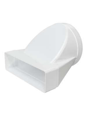 Переходник СПКП D150 эксцентриковый 60х204 пластик ERA