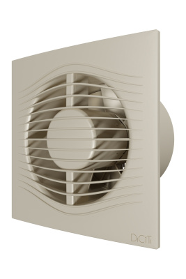 Вентилятор накладной SLIM D125 обр.клапан Ivory DICITI