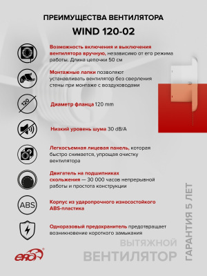 Держатель RDH D150/160 пластик ERA