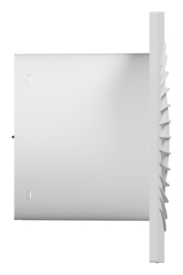 Вентилятор накладной SLIM D100 обр.клапан Matt white DICITI