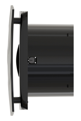 Вентилятор накладной WAVE D120 обр.клапан Black classic ERA