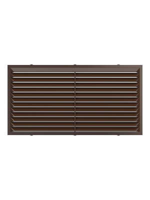 Решетка вентиляционная С 217х113 пластик Brown ERA